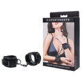 SPORTSHEETS Velvet Noir Handcuffs -  Adjustable Cuff Restraints Sportsheets Discreet Intimate Essentials.