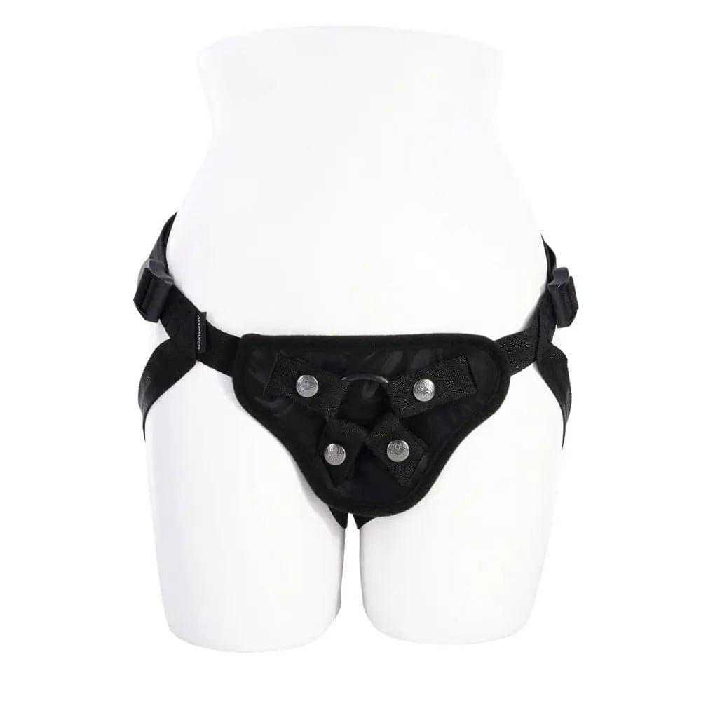 SPORTSHEETS Velvet Noir Strap On -  Adjustable Strap-On Harness (No Probe Included) Sportsheets Discreet Intimate Essentials.