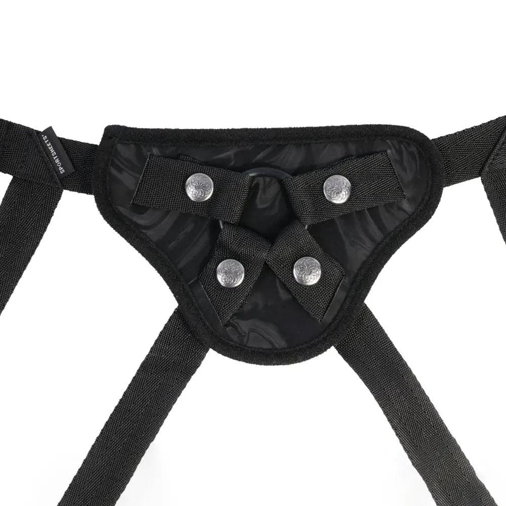 SPORTSHEETS Velvet Noir Strap On -  Adjustable Strap-On Harness (No Probe Included) Sportsheets Discreet Intimate Essentials.