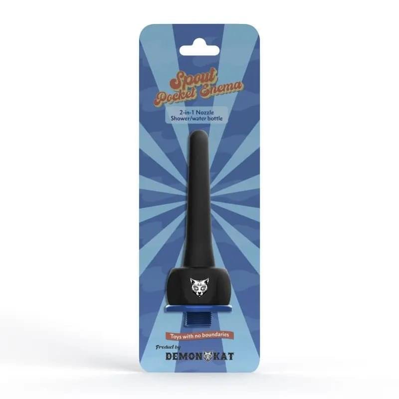 Spout Pocket Enema Demon Kat Discreet Intimate Essentials.