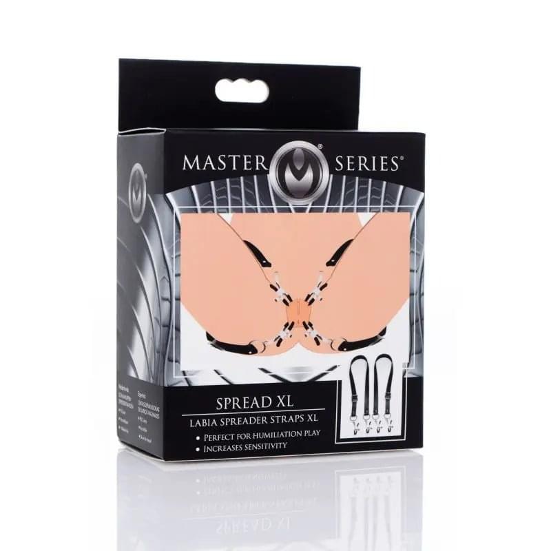 Spread XL Labia Spreader Straps Master Series Discreet Intimate Essentials.