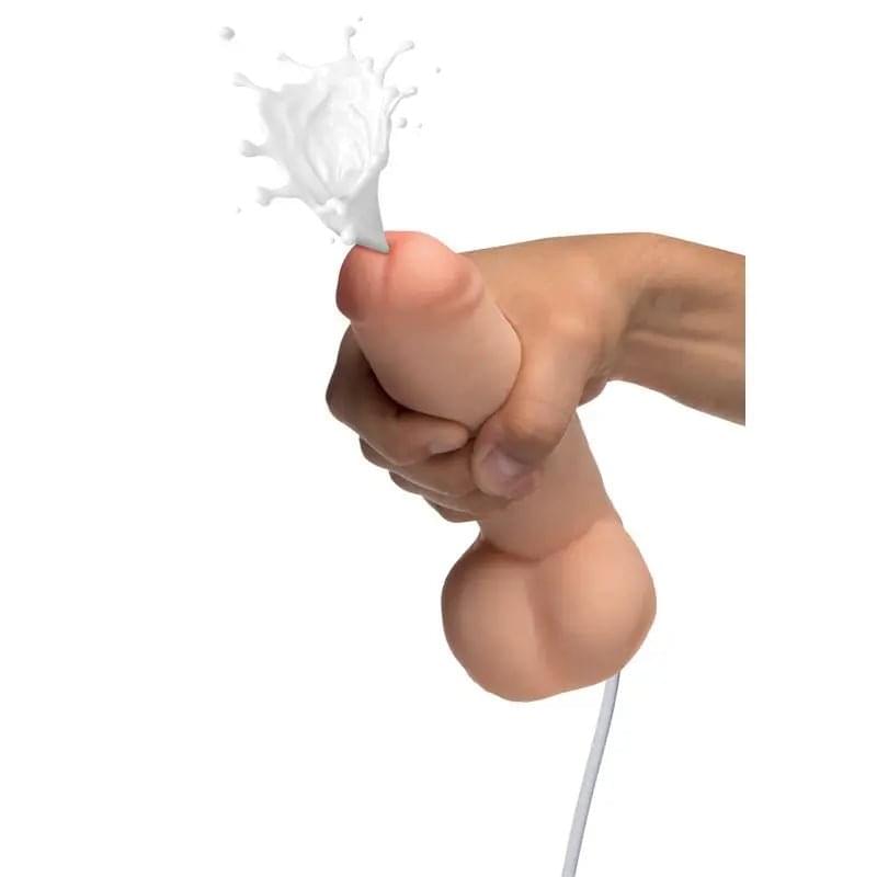 Squirting Dildo 8in with Syringe Loadz Discreet Intimate Essentials.
