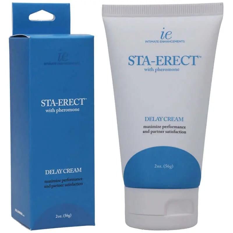 Sta-Erect - Delay Cream for Men - 56 g Tube Doc Johnson Discreet Intimate Essentials.