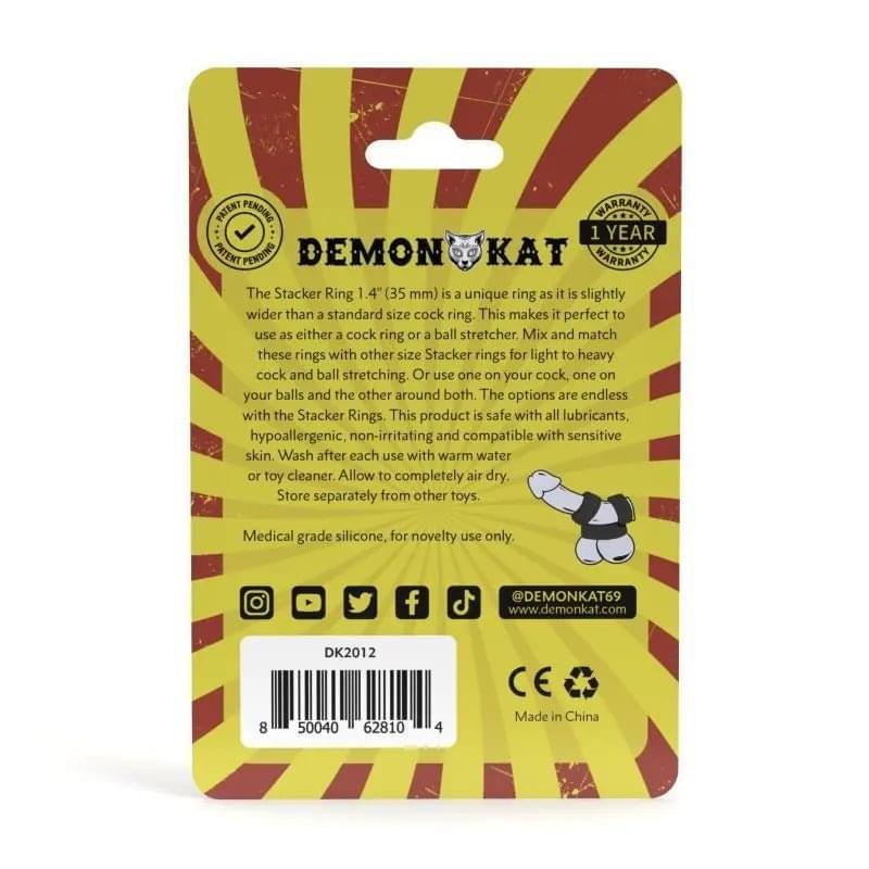 Stacker Ring 1.4in 35mm Demon Kat Discreet Intimate Essentials.