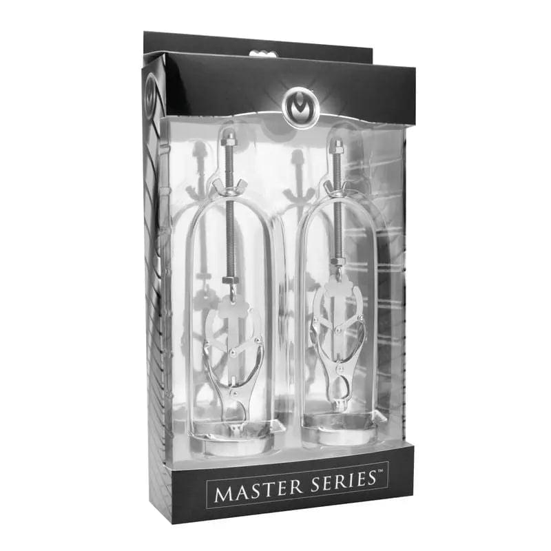 Stainless Steel Clover Clamp Nipple Stretcher Master Series Discreet Intimate Essentials.