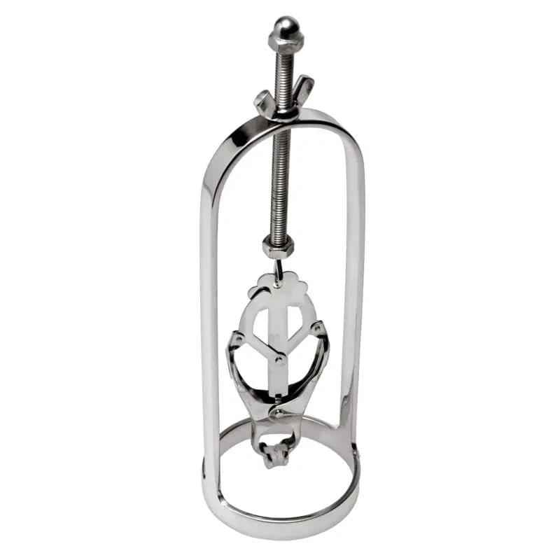 Stainless Steel Clover Clamp Nipple Stretcher Master Series Discreet Intimate Essentials.