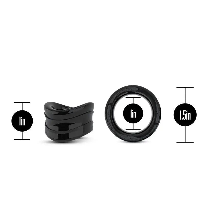 Shop affordable quality Stay Hard Beef Ball Stretcher Snug - 2.5 cm Ball Stretcher Ring - Discreet Intimate Essentials - COCK RINGS - Blush Novelties