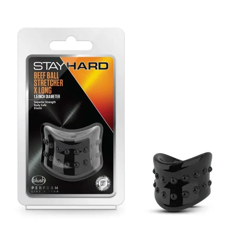 Stay Hard Beef Ball Stretcher X Long -  Ball Stretcher Ring Blush Novelties Discreet Intimate Essentials.