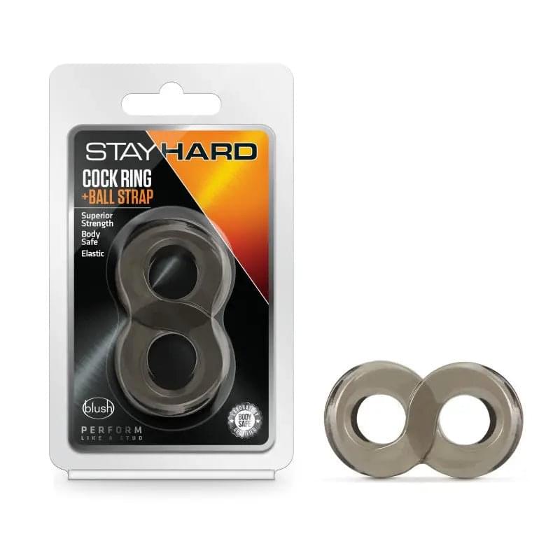 Stay Hard Cock Ring and Ball Strap -  Cock & Ball Ring Blush Novelties Discreet Intimate Essentials.