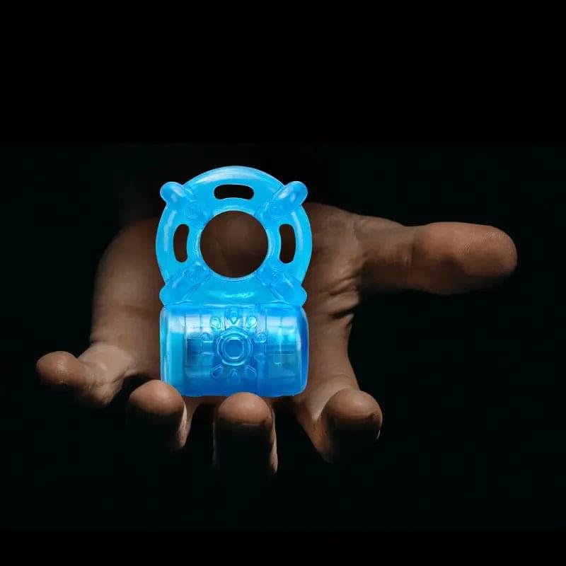 Stay Hard Rechargeable 5 Function Cock Ring -  USB Rechargeable Vibrating Cock Ring Blush Novelties Discreet Intimate Essentials.