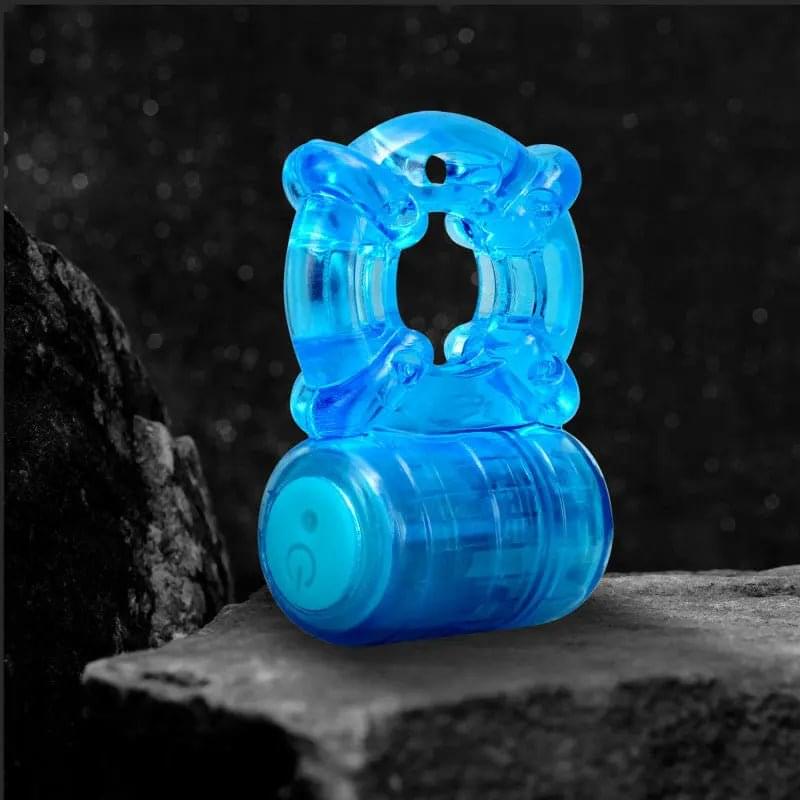 Stay Hard Rechargeable 5 Function Cock Ring -  USB Rechargeable Vibrating Cock Ring Blush Novelties Discreet Intimate Essentials.