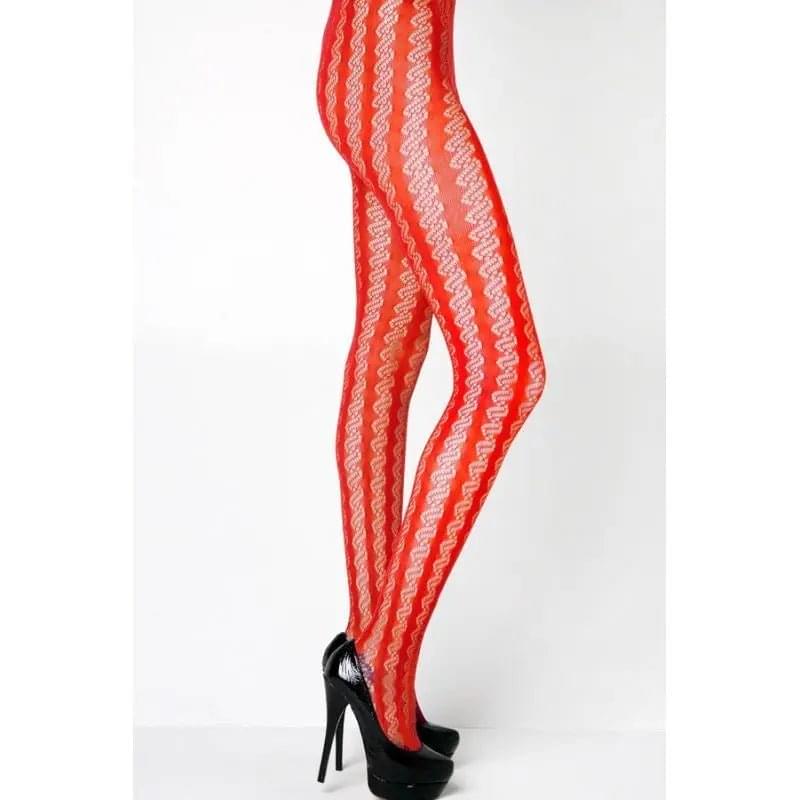 Stella Elyse Coiled Lines Fishnet Tights Coffee Killer Legs Discreet Intimate Essentials.
