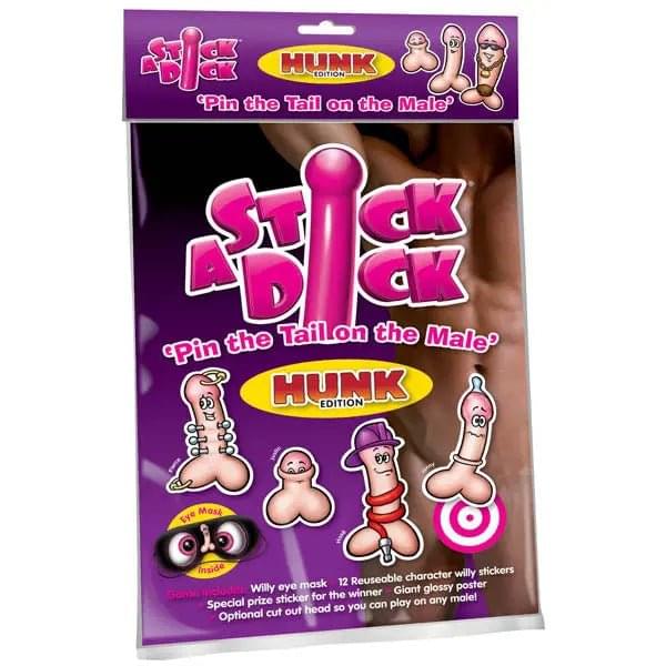 Stick A Dick - Hunk Edition - Hens' Night Party Game Creative Conceptions Discreet Intimate Essentials.