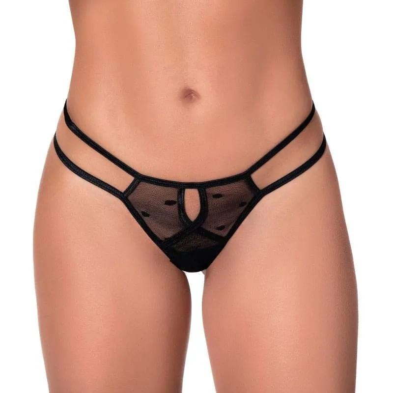 Strappy Pantie Black Mapale Discreet Intimate Essentials.