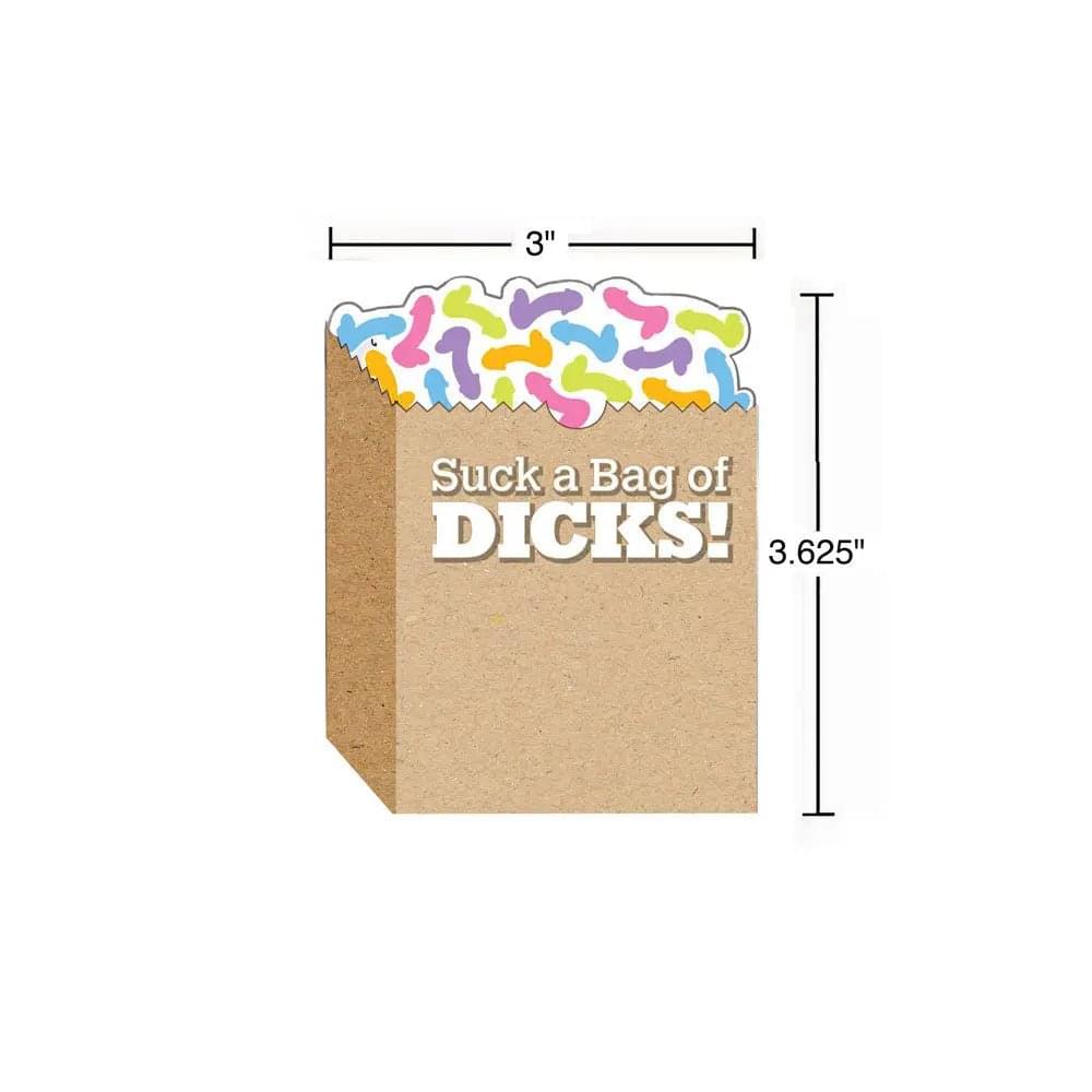Suck A Bag Of Dicks! Sticky Notes - Novelty Sticky Notes - 100 Pack Little Genie Discreet Intimate Essentials.