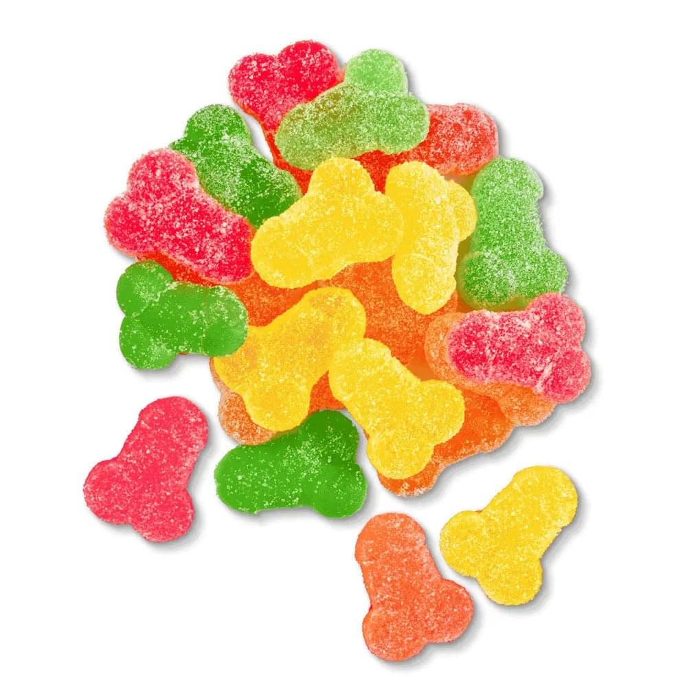 Suck A Bag Of Gummy Dicks! - Gummy Pecker Lollies - 64 grams Little Genie Discreet Intimate Essentials.