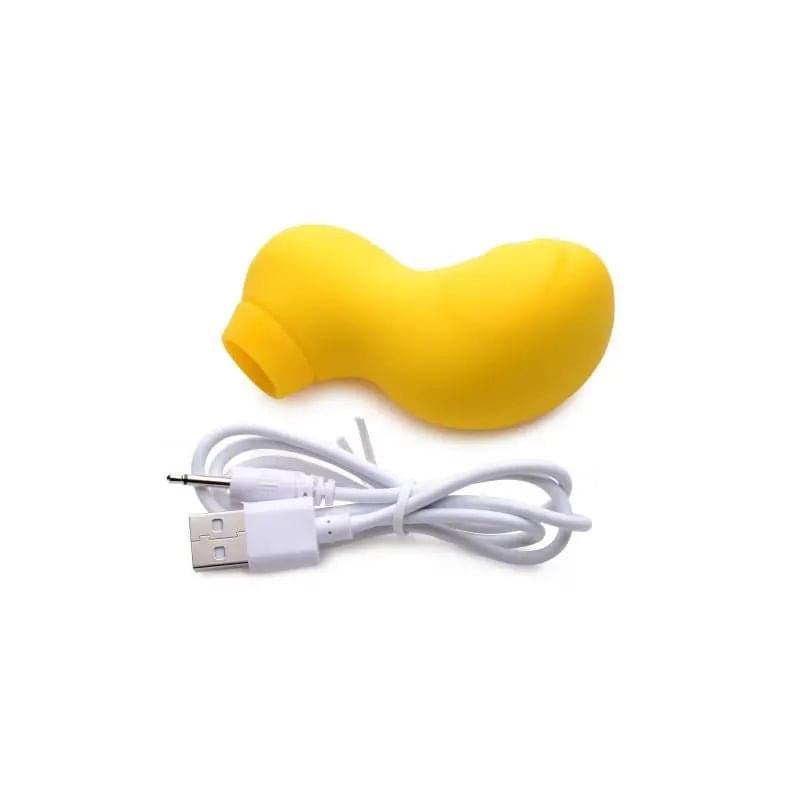 Sucky Ducky Silicone Clitoral Stimulator Yellow Shegasm Discreet Intimate Essentials.