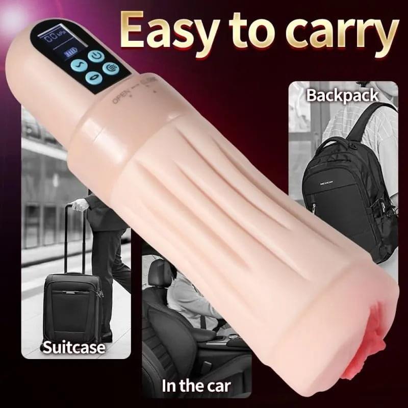 Suctroker Dual Density Vibrating Sucking Vaginal Masturbator V3 XISE Discreet Intimate Essentials.