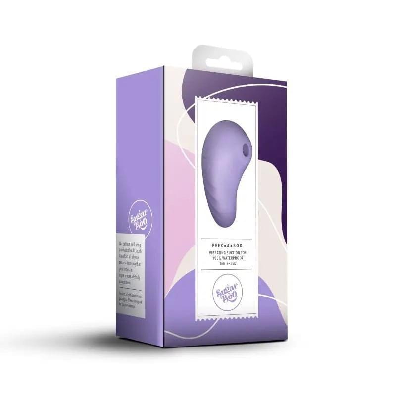 SugarBoo Peek A Boo Air Pulse Vibe Lilac Rocks Off Discreet Intimate Essentials.