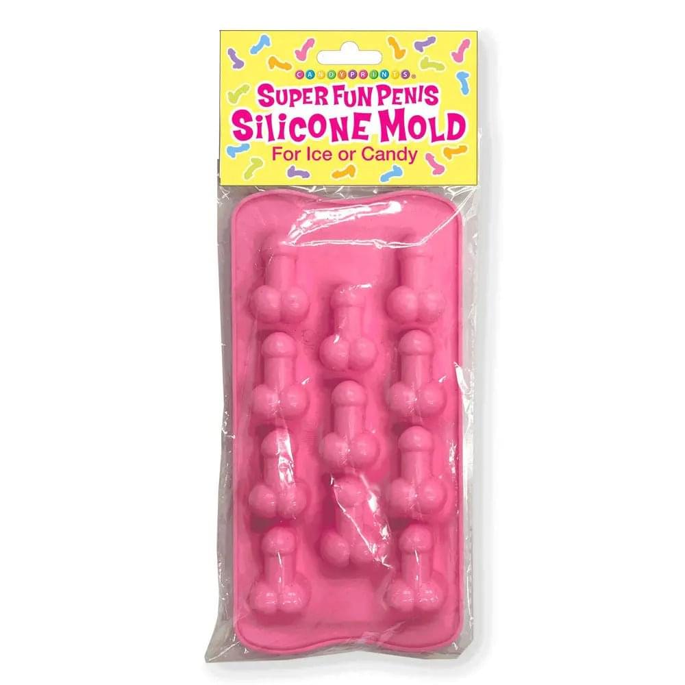 Super Fun Penis Silicone Ice Mould - Novelty Ice Tray Little Genie Discreet Intimate Essentials.