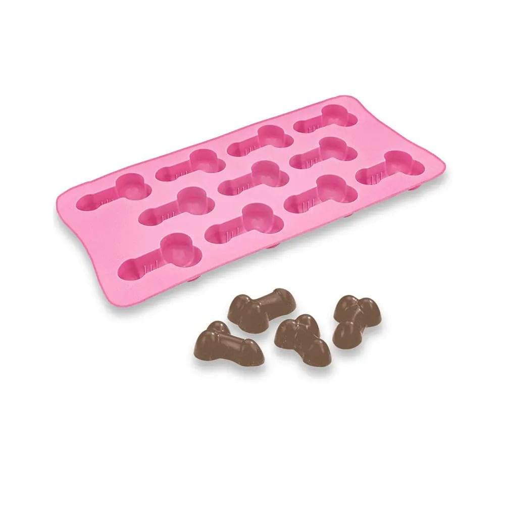 Super Fun Penis Silicone Ice Mould - Novelty Ice Tray Little Genie Discreet Intimate Essentials.