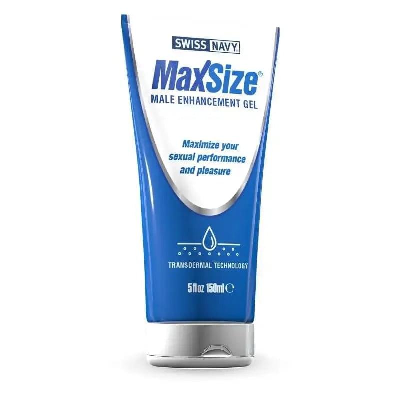 Swiss Navy Max Size Cream 5oz/147ml Tube Swiss Navy Discreet Intimate Essentials.