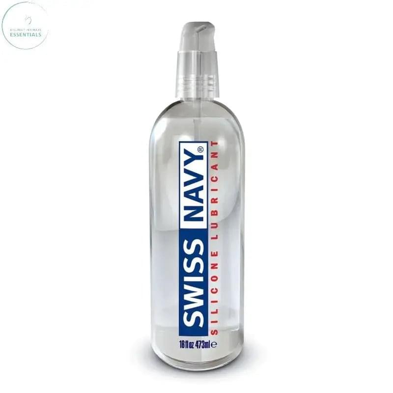 Swiss Navy Silicone Lubricant 16oz/473ml Swiss Navy Discreet Intimate Essentials.