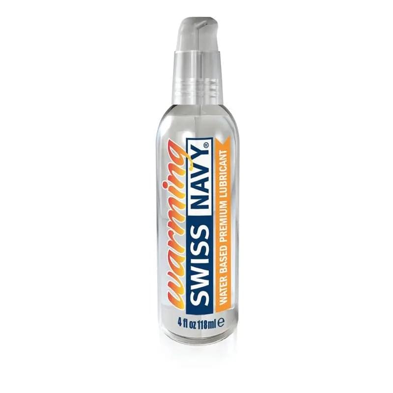 Swiss Navy Warming Lubricant 4oz/118ml Swiss Navy Discreet Intimate Essentials.