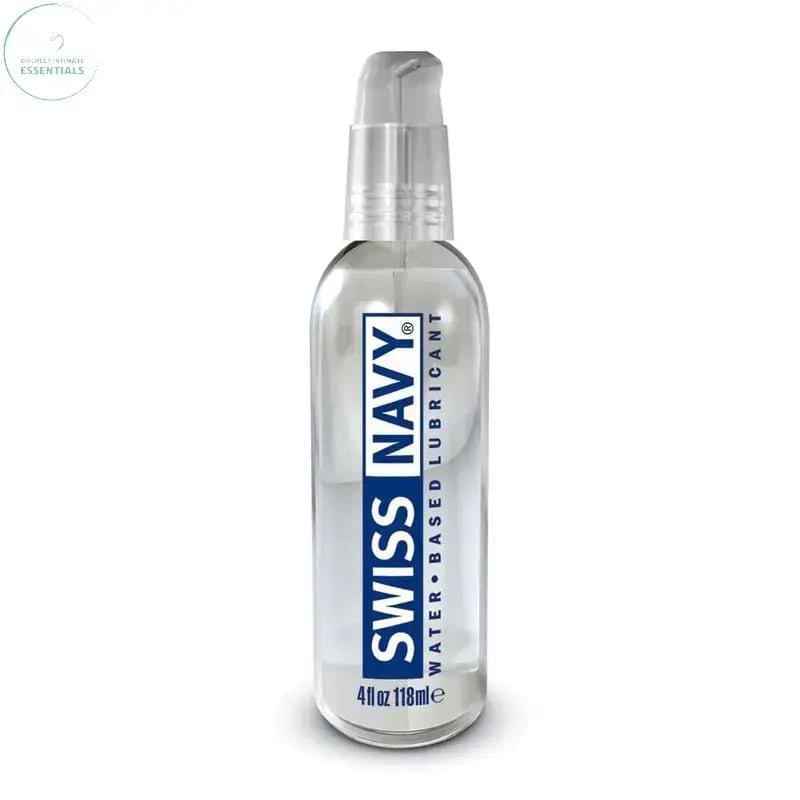 Swiss Navy Water Based Lubricant 4oz/118ml Swiss Navy Discreet Intimate Essentials.