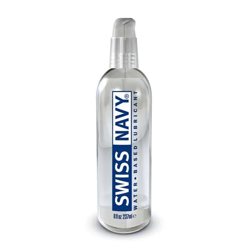 Swiss Navy Water Based Lubricant 8oz/237ml Swiss Navy Discreet Intimate Essentials.