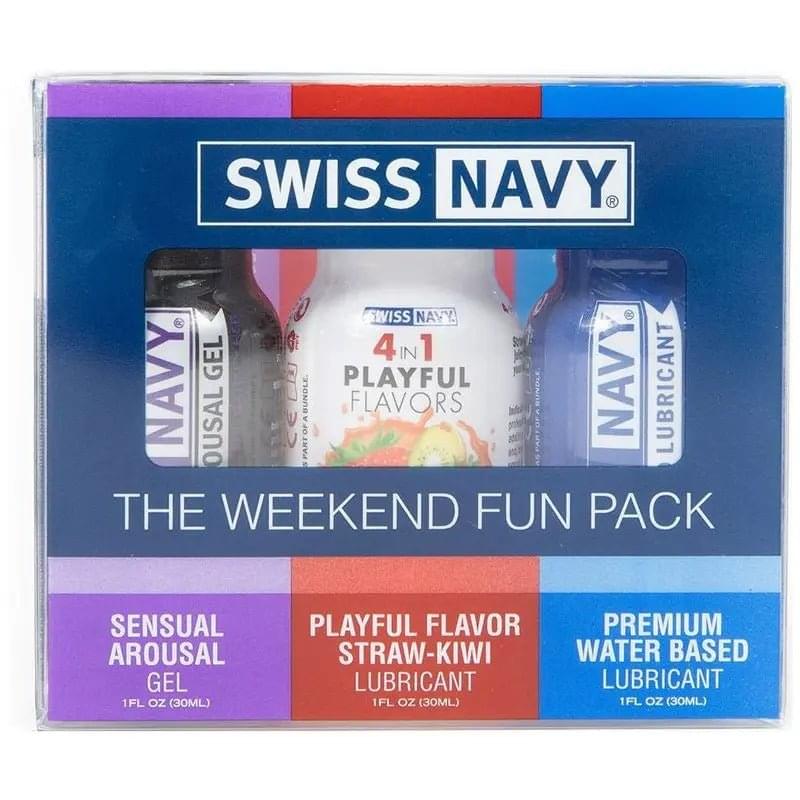 Swiss Navy Weekend Fun Pack Swiss Navy Discreet Intimate Essentials.