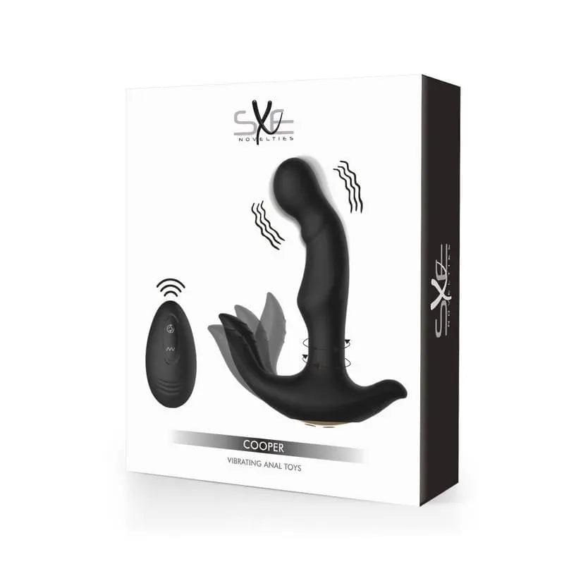 SXE Cooper Vibrating Remote Control Anal Prostate Dildo Plug SXE Discreet Intimate Essentials.