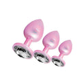 SXE Stainless Steel Comfort 3 Pc Butt Plug Set SXE Discreet Intimate Essentials.