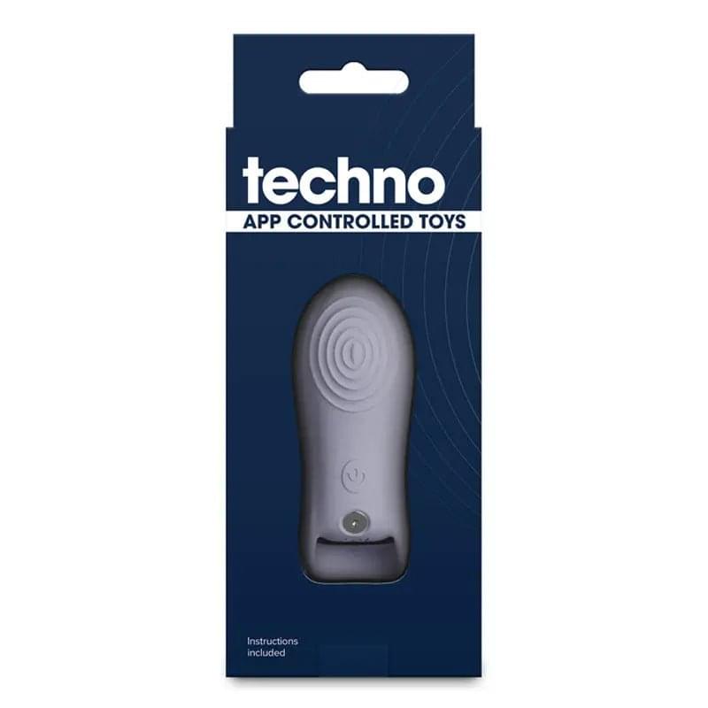 Techno - Molly - Grey USB Rechargeable Finger Stimulator with App Control NS Novelties Discreet Intimate Essentials.