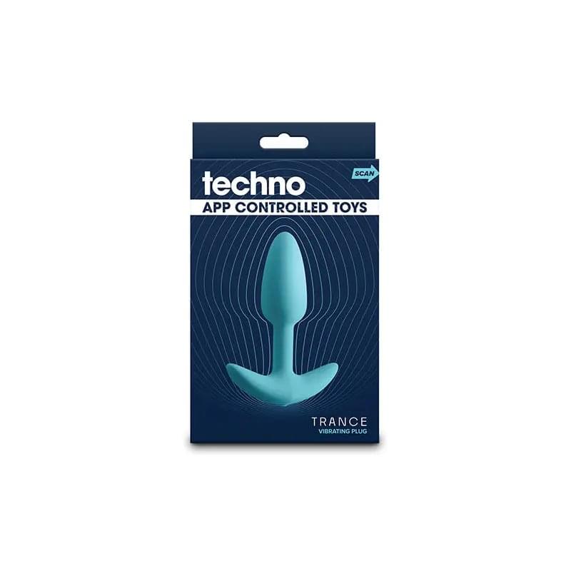 Techno - Trance -  10.9 cm USB Rechargeable Butt Plug with App Control NS Novelties Discreet Intimate Essentials.