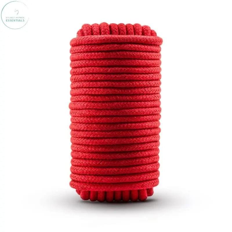 Temptasia Bondage Rope 10m Red Temptasia Discreet Intimate Essentials.