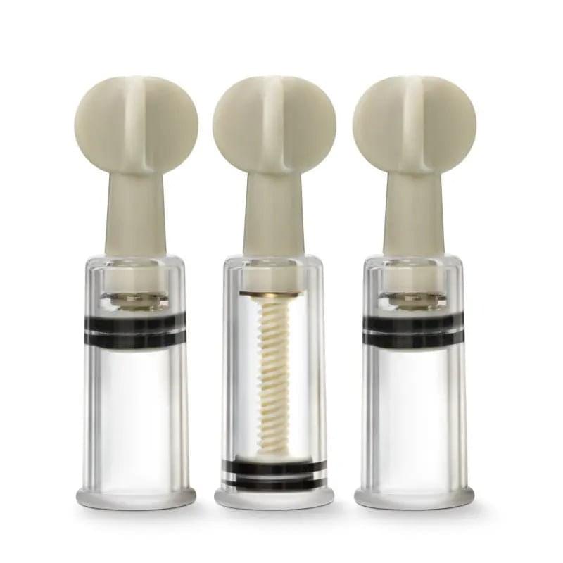 Temptasia Clit & Nipple Twist Suckers -  Suckers - Set of 3 Blush Novelties Discreet Intimate Essentials.