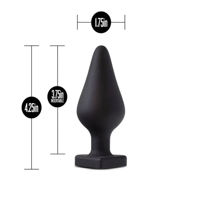 Temptasia Fuck Me Butt Plug Black Temptasia Discreet Intimate Essentials.