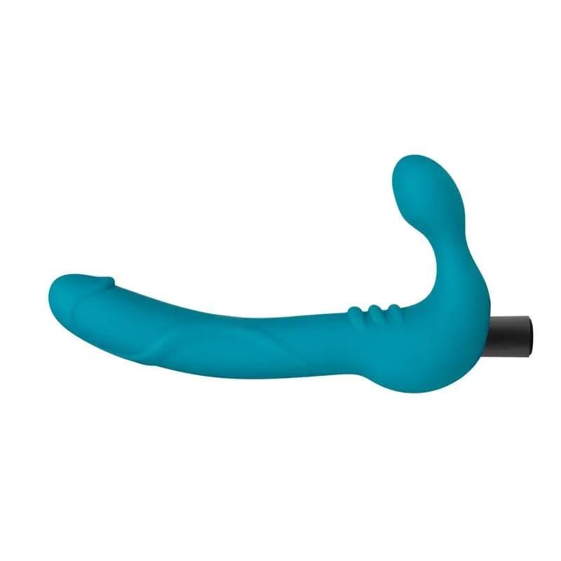 Temptasia Luna Strapless Silicone Dildo Teal Temptasia Discreet Intimate Essentials.