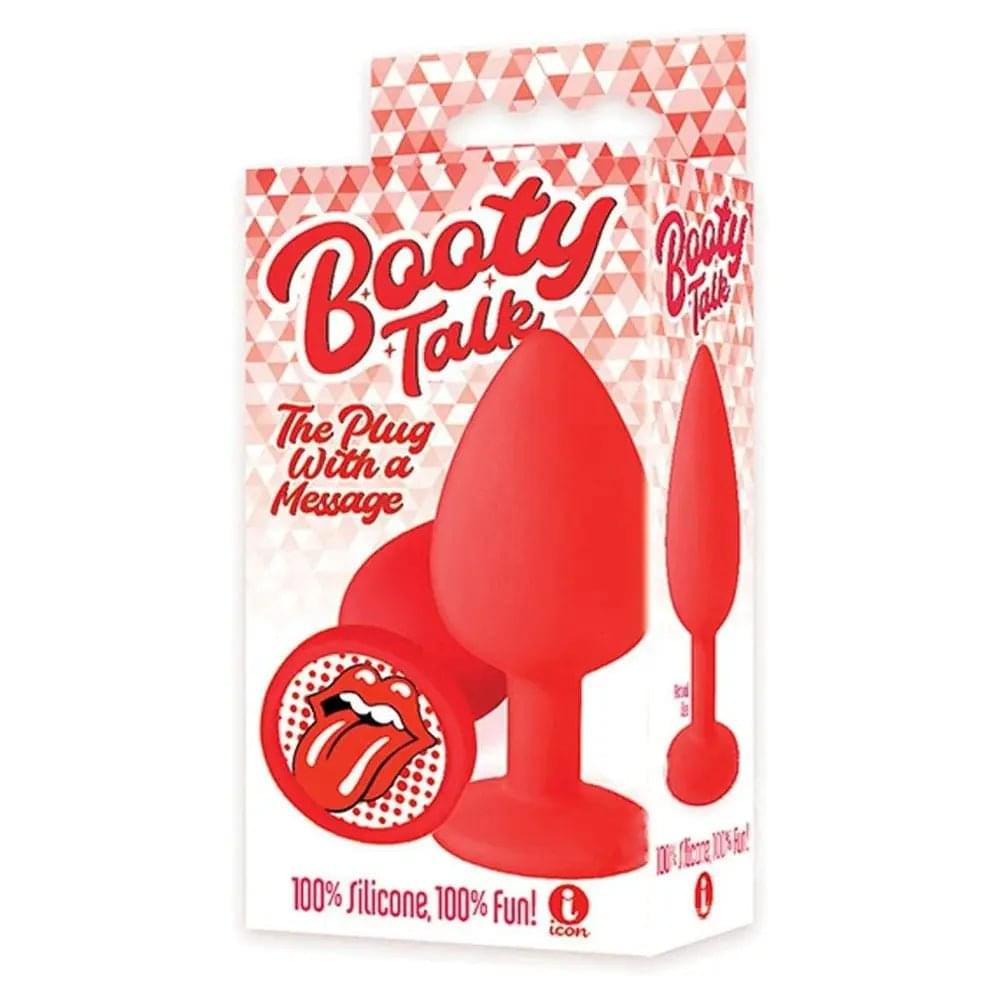 The 9's Booty Talk - Tongue -  Butt Plug Icon Brands Discreet Intimate Essentials.