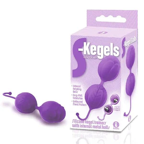 The 9's S-Kegels -  Silicone Kegel Balls Icon Brands Discreet Intimate Essentials.