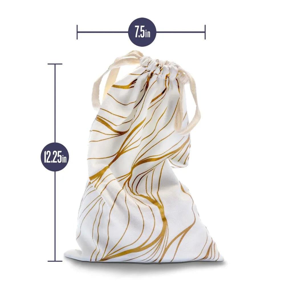 The Collection Embrace - Cotton Toy Storage Bag Blush Novelties Discreet Intimate Essentials.