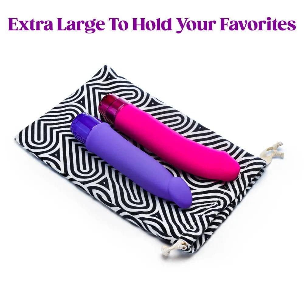 The Collection Embrace - Cotton Toy Storage Bag Blush Novelties Discreet Intimate Essentials.