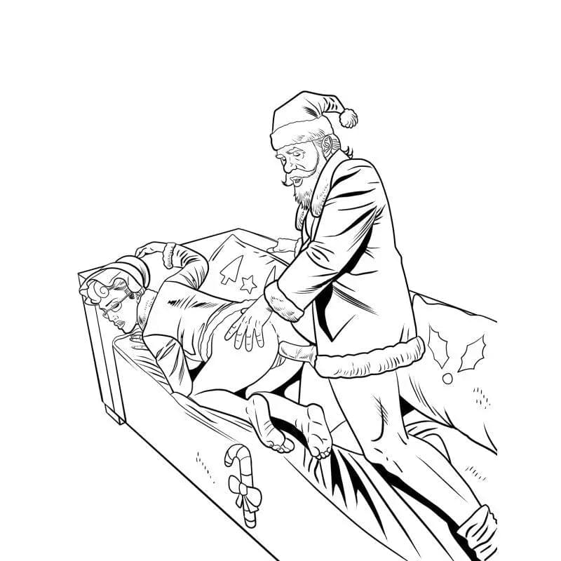 The Dirtiest Christmas Colouring Book Ever Wood Rocket Discreet Intimate Essentials.