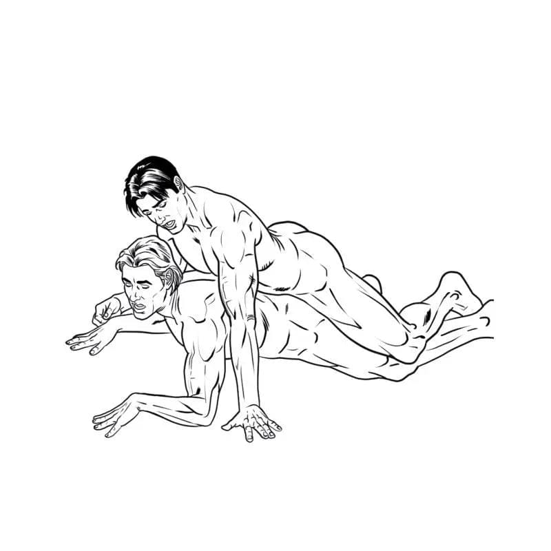 The Gay Porn Colouring Book Wood Rocket Discreet Intimate Essentials.