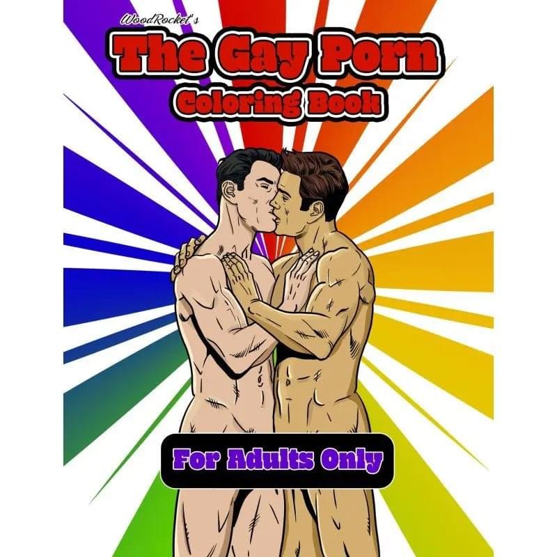 The Gay Porn Colouring Book Wood Rocket Discreet Intimate Essentials.