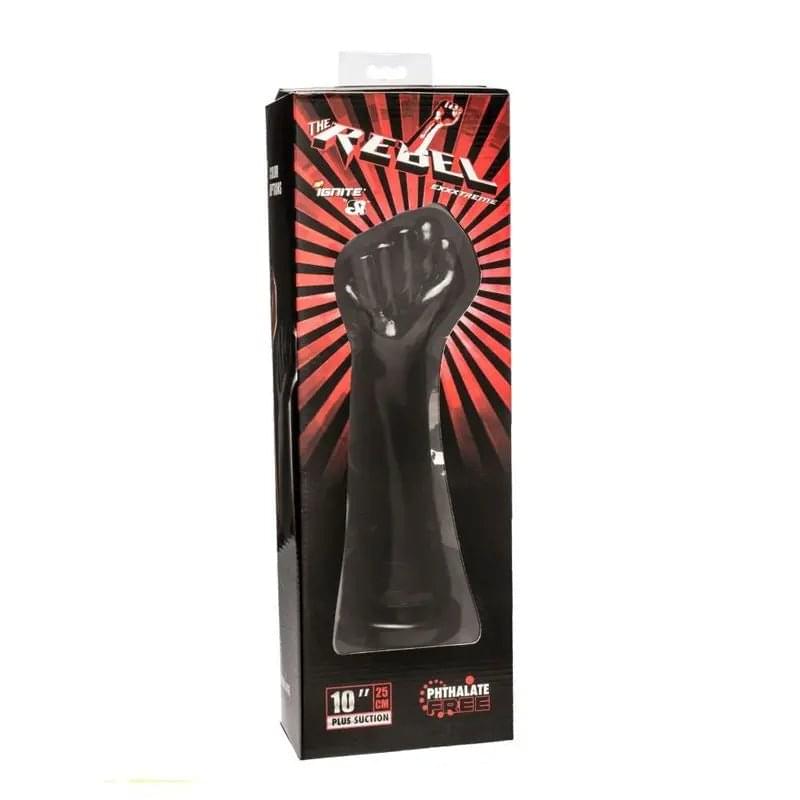 The Rebel Fist Black Si Novelties Discreet Intimate Essentials.