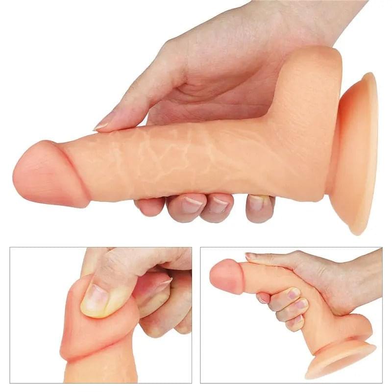 The Ultra Soft Dude -  17.8 cm (7'') Dong Lovetoy Discreet Intimate Essentials.