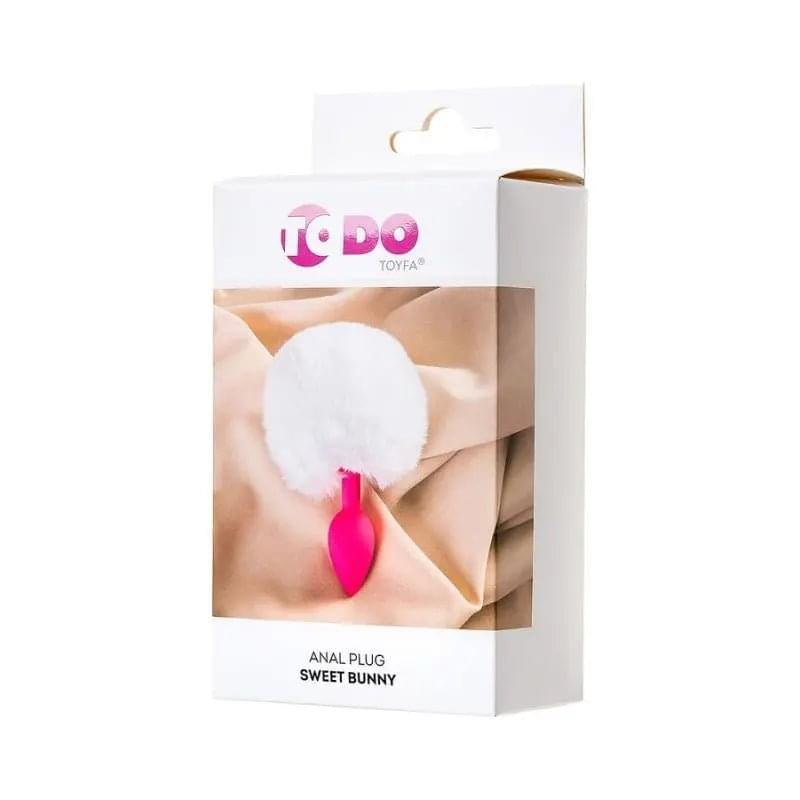 ToDo Sweet Bunny Anal Plug White ToDo Discreet Intimate Essentials.