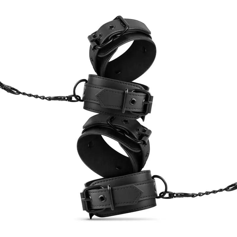 Total Restraint Complete Set Black Bedroom Fantasies Discreet Intimate Essentials.